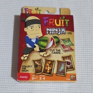 🆕️ Mattel Fruit Ninja Card Game Based On The Hit Game!